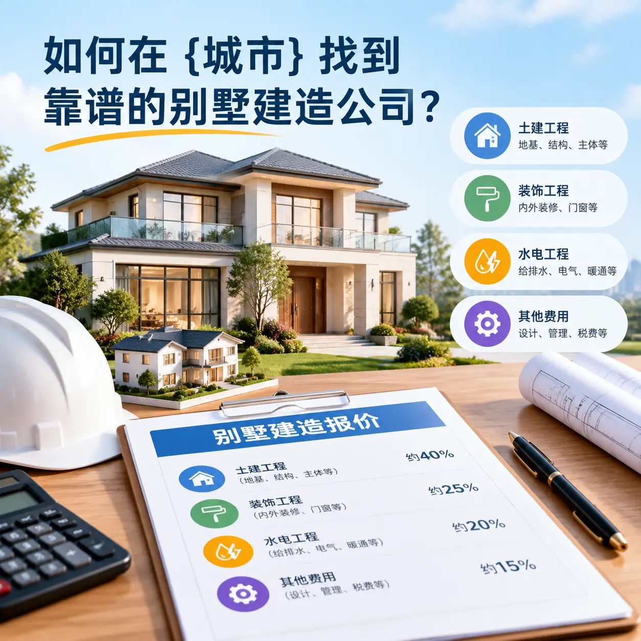 如何在 毕节 找到靠谱的别墅建造公司？