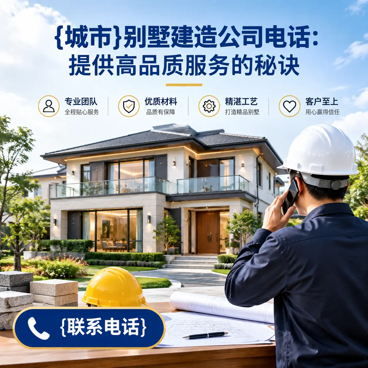 毕节别墅建造公司电话:提供高品质服务的秘诀